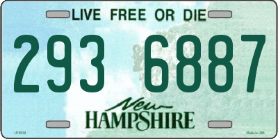 NH license plate 2936887