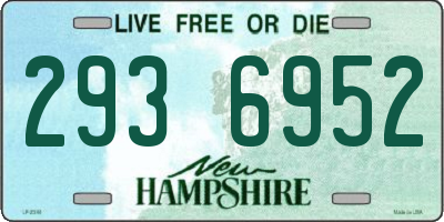 NH license plate 2936952