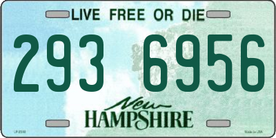 NH license plate 2936956