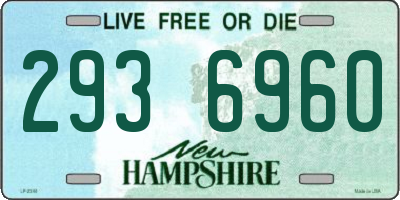 NH license plate 2936960
