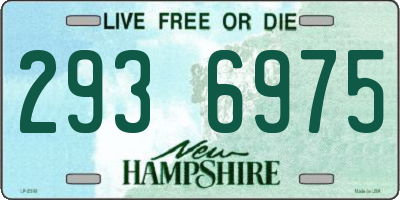 NH license plate 2936975