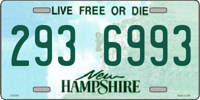 NH license plate 2936993