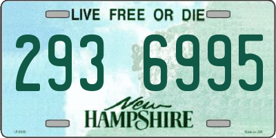 NH license plate 2936995