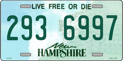 NH license plate 2936997