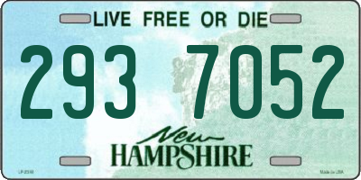 NH license plate 2937052