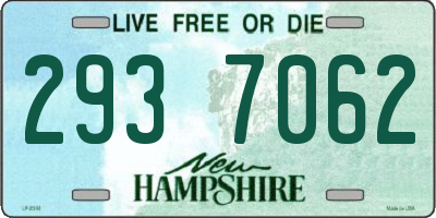 NH license plate 2937062