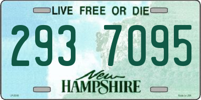 NH license plate 2937095