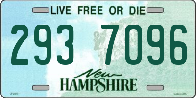 NH license plate 2937096