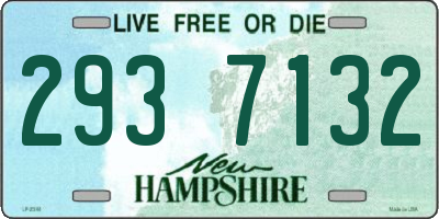 NH license plate 2937132