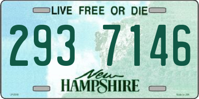 NH license plate 2937146