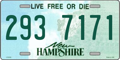 NH license plate 2937171
