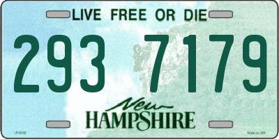 NH license plate 2937179