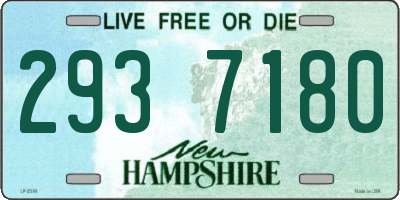NH license plate 2937180