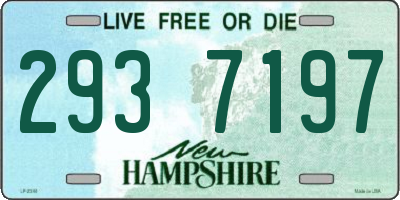 NH license plate 2937197