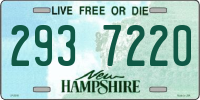 NH license plate 2937220