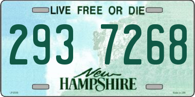 NH license plate 2937268