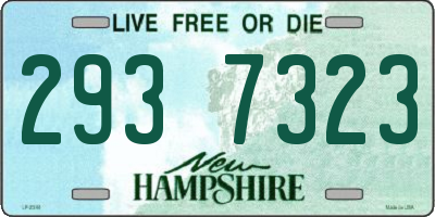 NH license plate 2937323