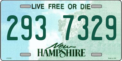 NH license plate 2937329