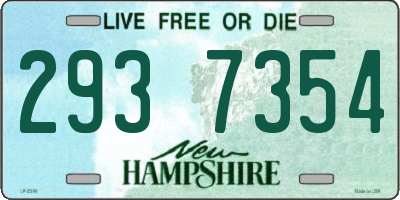 NH license plate 2937354