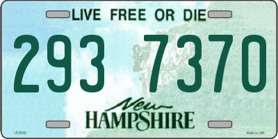 NH license plate 2937370