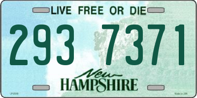 NH license plate 2937371