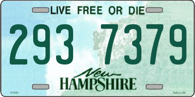 NH license plate 2937379
