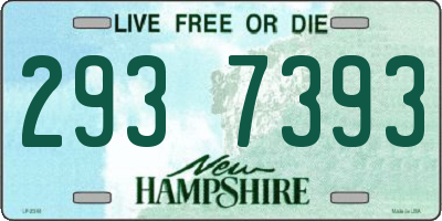 NH license plate 2937393