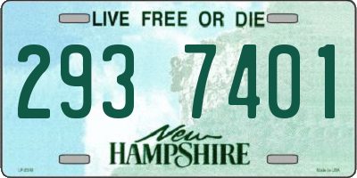 NH license plate 2937401