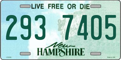 NH license plate 2937405