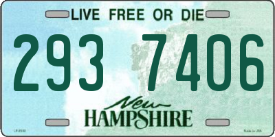 NH license plate 2937406