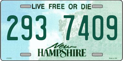 NH license plate 2937409