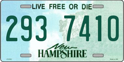NH license plate 2937410