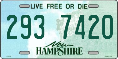 NH license plate 2937420