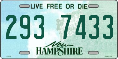 NH license plate 2937433