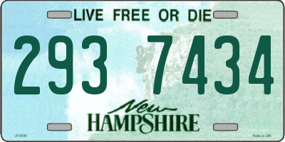 NH license plate 2937434