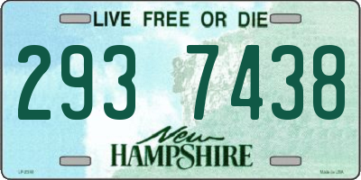 NH license plate 2937438
