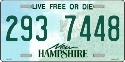NH license plate 2937448