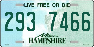 NH license plate 2937466