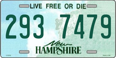 NH license plate 2937479