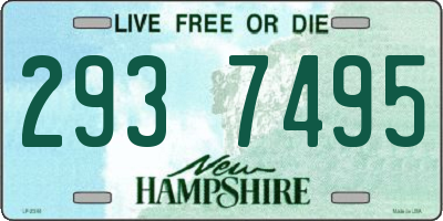 NH license plate 2937495