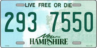 NH license plate 2937550