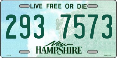 NH license plate 2937573