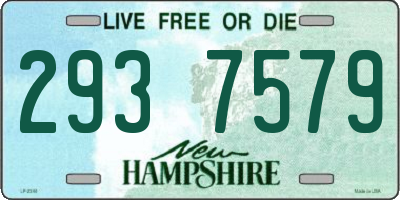 NH license plate 2937579