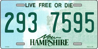 NH license plate 2937595