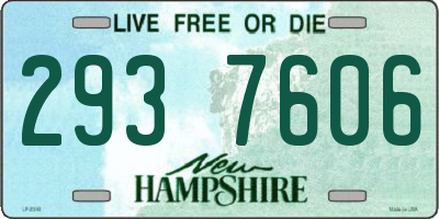 NH license plate 2937606