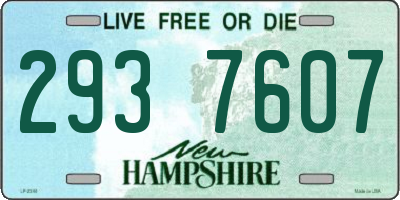 NH license plate 2937607