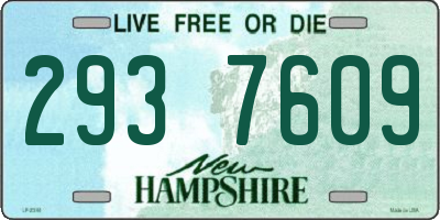NH license plate 2937609