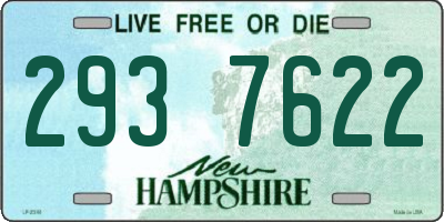 NH license plate 2937622