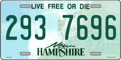 NH license plate 2937696