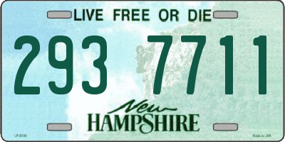 NH license plate 2937711